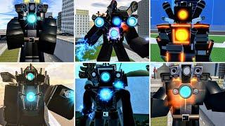 Evolution Of Upgraded Titan Cameraman in Top 6 Skibidi Toilet Roleplay Roblox Games Full Showcase