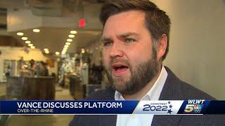 J.D. Vance discusses platform ahead of Senate race