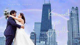 Best Wedding Teaser | Chicago | Anjela & Kavinaath | Hindu X Christian | UV ZenPho Productions