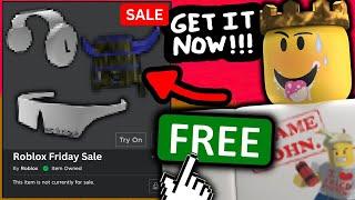 Roblox Black Friday Item LEAKS.. (ALL SALE ITEMS LEAKED)