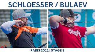 Mike Schloesser v Anton Bulaev – compound men bronze | Paris 2021 Hyundai Archery World Cup S3