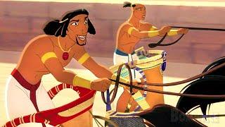 Moses VS Rameses chariot race | The Prince of Egypt | CLIP
