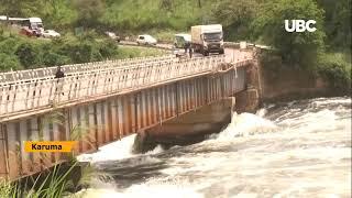 UNRA ASSESSING KARUMA BRIDGE ACCIDENT DAMAGE