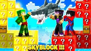 Extreme Skyblock LUCKYBLOCK RACE In Minecraft