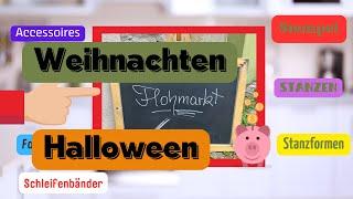 Flohmarkt Weihnachten/Halloween -Produkte von Stampin´UP!