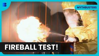 Can Stun Guns Ignite a Fireball? - Mythbusters - Science Documentary