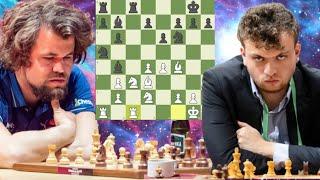 2913 Elo chess game | Hans Niemann vs Magnus Carlsen 4