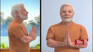 PM Modi shares animated video of Surya Namaskar, promotes yoga