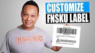 Amazon FBA Barcodes How to Print and Edit UPC & FNSKU Labels Tutorial for Beginners