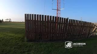 Fence Install at KMAV/KMSR Radio Tower - Mayville ND