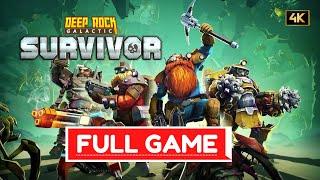 DEEP ROCK GALACTIC: SURVIVOR Gameplay Walkthrough FULL GAME 4k60 - No Commentary