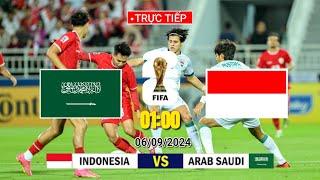 Trực Tiếp Bóng Đá| Saudi Arabia vs Indonesia, 1h00 ngày 6/9||PES2021