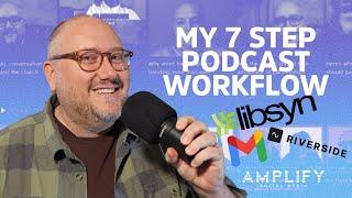 My 7 Step Podcast Workflow