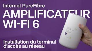 TELUS | Installation d'un amplificateur Wi-Fi 6 de TELUS sur un terminal d'accès au réseau