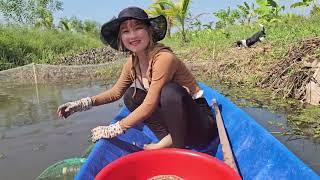 Săn Cá Lớn Khu Đầm Lâu Năm Bắt 2 Con RẮN Đi Tìm Mồi | Trúc Phương Vlog - Wild Beauty