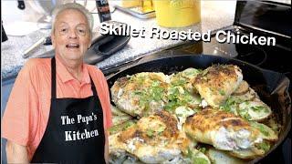 Skillet-Roasted Chicken and Potatoes | Cooking for my Neighbors - The Papa's Kitchen