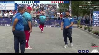 MEN'S DOUBLES LAMBERGER, MAGNY vs HATCHADOURIAN, PUCCINELLI - FRENCH PETANQUE CHAMPIONSHIP 2024