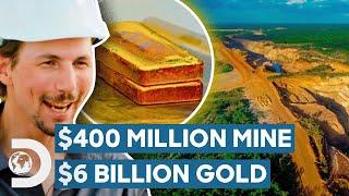 $400 Million Mine Produces 99.9% Pure Gold Bars | Gold Rush: Parker's Trail