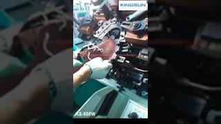 KS-980W   Toe lasting machine for ideal construction (with computer )