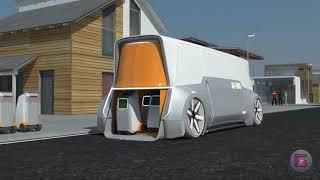 Future Garbage Truck Concept For Clean Our Area