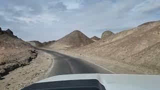 Narrow winding artist's drive, Death Valley