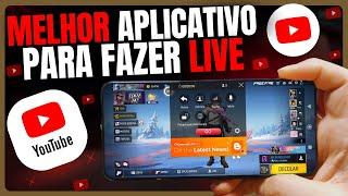 O MELHOR APP PRA FAZER LIVE NO YOUTUBE PELO CELULAR