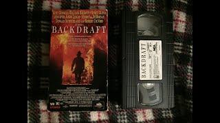 Opening To Backdraft 1991 VHS