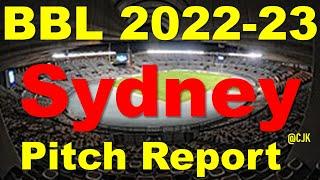 Sydney pitch report | Sydney Cricket Ground, Sydney pitch report| BBL 2023 Pitch Report