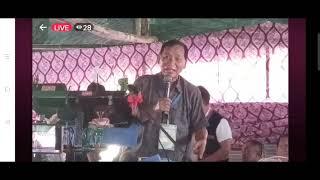 EX-minister Tanyong Tatak’s amusing & entertaining kebang on DAM issues//​@Geku town upper siang//