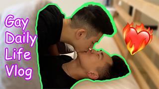 Waking My Boyfriend With A Kiss (Surprise Trip)  Gay Couple Vlog BL Boy Love