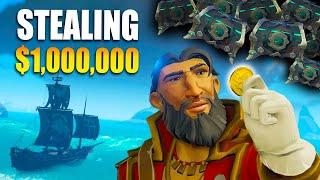 How to STEAL a MILLION gold in Sea of Thieves