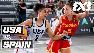 USA v Spain | Final Full Game | FIBA 3x3 Women's Series - Klaipeda | 3x3 Basketball