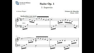 Oriano de Almeida - Suíte Op.1 (Durval Cesetti, piano)