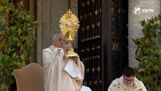 HIGHLIGHTS | Pope Francis joins in Corpus Christi 2024 celebration in Rome for first time in years