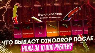 DinoDrop ОКУПАЕТ ДАЖЕ ПОСЛЕ НОЖА! ПРОВЕРКА САЙТА ДИНОДРОП ПОСЛЕ ВЫДАЧИ НОЖА+ПРОМОКОД НА КЕЙС!