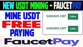 New Usdt Mining Site Today | Earn Free Usdt on Faucetpay | earn free crypto