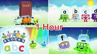 Spend 1 Hour In Alphaland! | Phonics for Kids - Learn To Read | Alphablocks