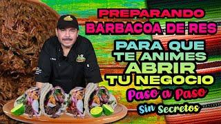 BARBACOA DE CACHETE RES PARA INICIAR NEGOCIO l La Vaquita