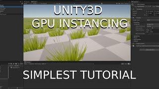 Grass GPU Instancing Tutorial in Unity 3D with drawMeshInstancedIndirect #gamedev #unity3d