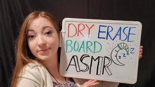 Dry Erase Board ASMR with soft speaking [Nicki Key]