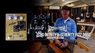 Skreddy Pedals: ECHO Infinity + SERENITY FuzzDrive. Magnatone Twilighter Stereo. Fender CS '59 Strat