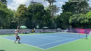 BNI-Medco Series 1 QD 1R | Lucky Candra Kurniawan (INA) vs Ethan Cook (AUS)  6-7, 4-6