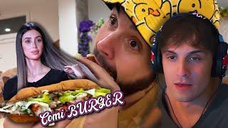 BLUR Reagisce al Panino di CICCIOGAMER Dedicato a MICHELLE COMI ️ il Comi BURGER w/Marza, Manuuxo