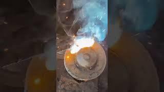 Metal plate welding