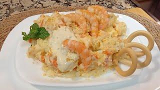 ENSALADILLA DE GAMBAS AL AJILLO y os enseño como hacer la mahonesa que lleva está deliciosa receta