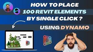 How to place 100 Revit Elements using Dynamo Points | Dynamo Script for Placing Trees | Learn Dynamo