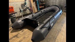 The 2024 BRIS PRO BFA450 14.5' INFLATABLE BOAT WITH ALUMINUM TRANSOM BUILD VIDEO #1