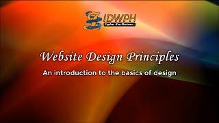 Website Design Principles (An introduction to the basics of design) [Timeline in description]