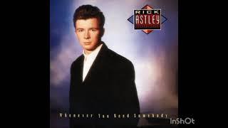 Rick Astley - Never Gonna Give You Up (played on the radio In WPLJ-FM New York, USA)