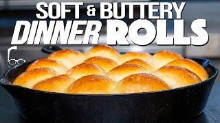 HOMEMADE DINNER ROLLS SO SOFT & BUTTERY YOU'LL WANT TO....  | SAM THE COOKING GUY